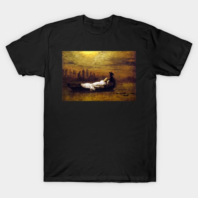 The Lady of Shalott - John Atkinson Grimshaw T-Shirt by forgottenbeauty